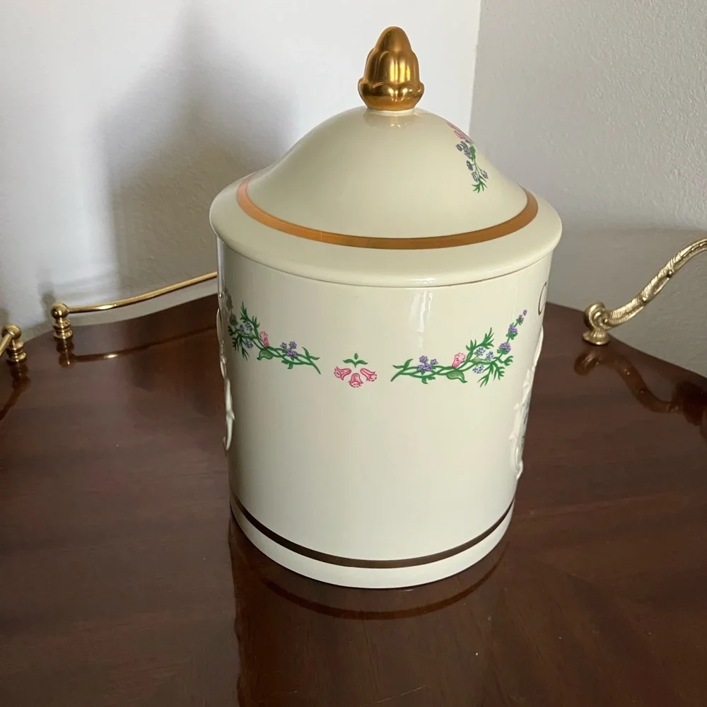 Vintage Lenox Coffee Canister - Picture 4 of 7